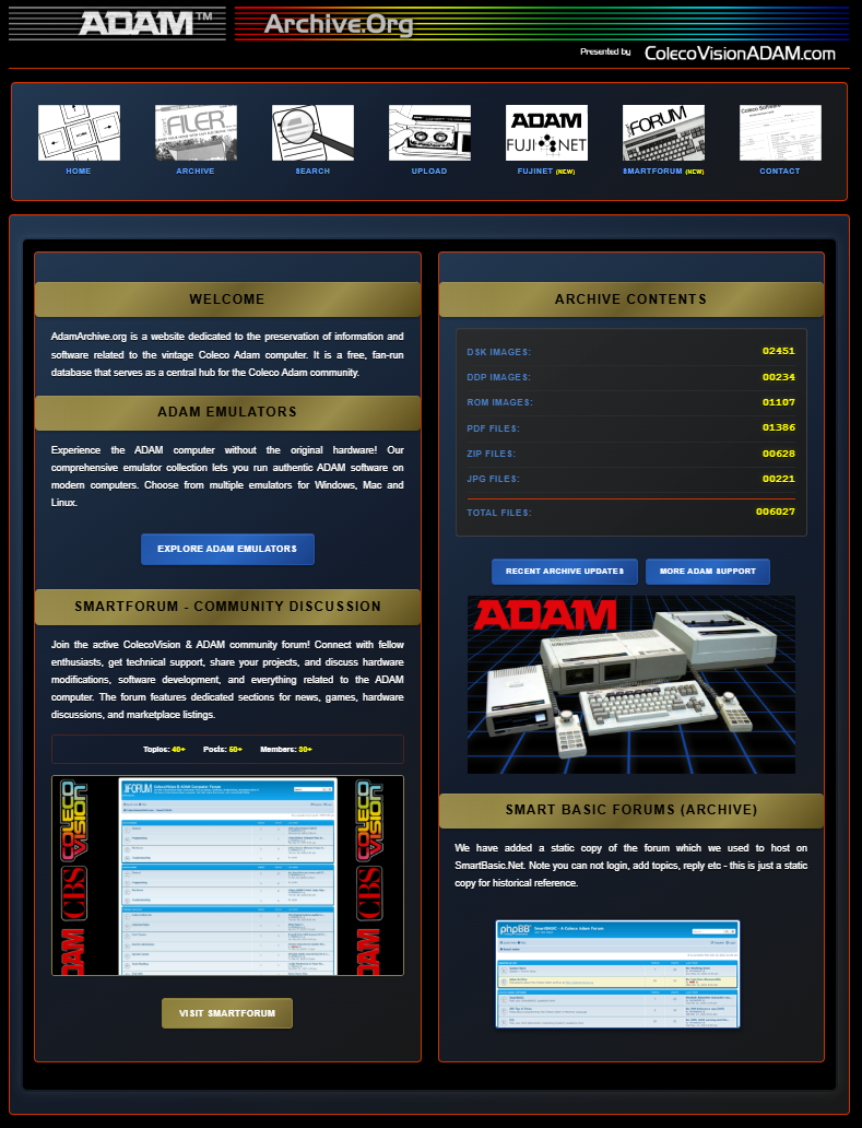 ADAMarchive Facelift